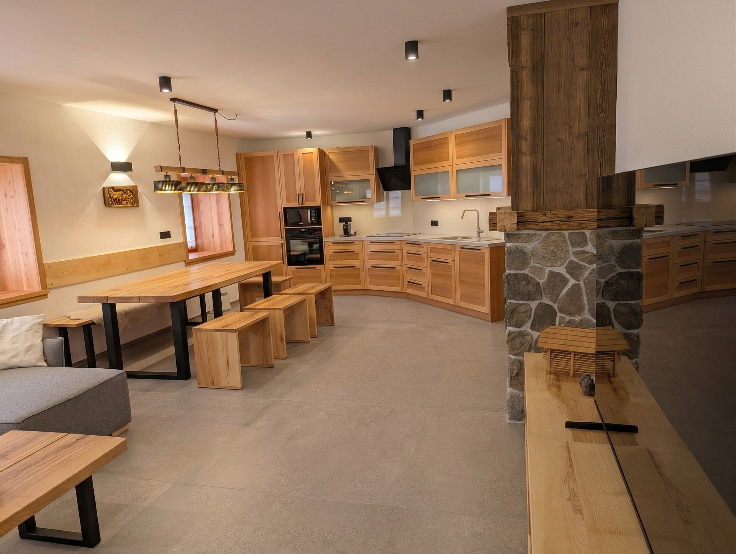 Fully equipped kitchen